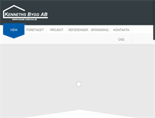 Tablet Screenshot of kennethsbygg.se